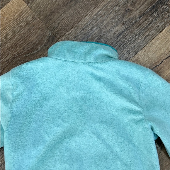Columbia Light Blue/Turquoise Zip Fleece Jacket Girls XS 6/6X - Picture 15 of 15